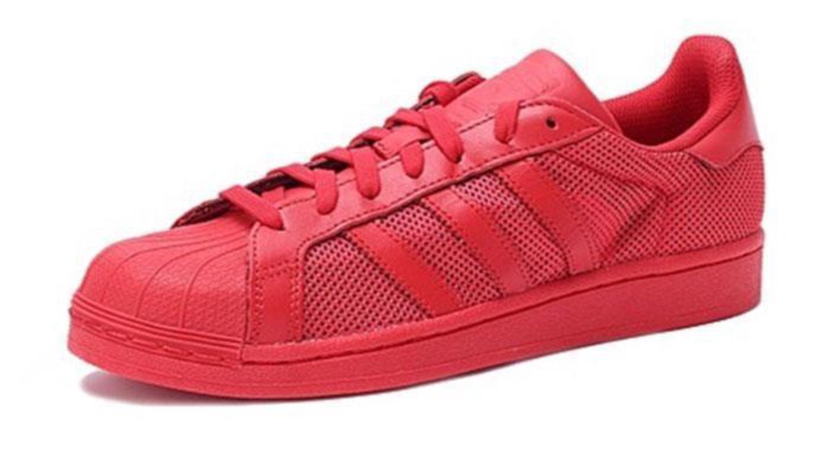 Adidas Sneakers Originals Superstar Heren Rood Maat 46 2/3 | bol.com