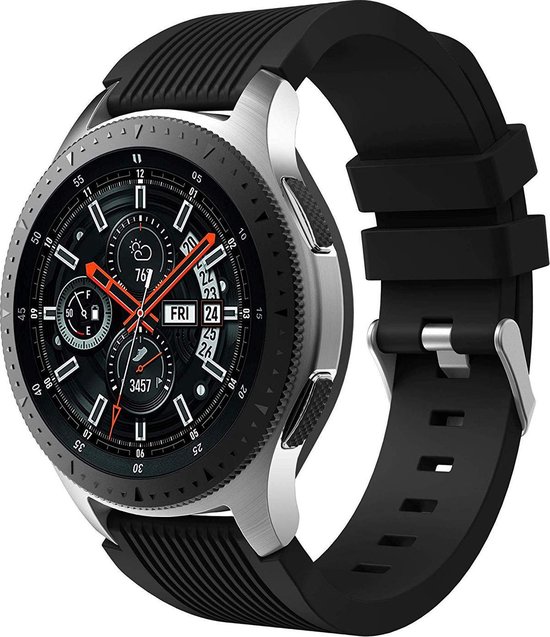 bladzijde Direct Verrassend genoeg Siliconen Horloge Band Geschikt Vooor Samsung Galaxy Watch 46 MM - Armband  Polsband /... | bol.com