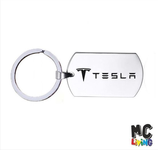 Sleutelhanger RVS - Tesla | bol.com