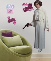 RoomMates Star Wars Classic Leia - Muursticker