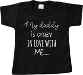 Shirt met tekst-voor de allerliefste papa-Vaderdag shirt-cadeau voor papa-Maat 56