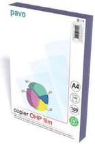 Overheadsheets A4 OHP Folie Copier - 100 mic - transparant - 100 stuks