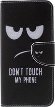 Book Case iPhone Xr Hoesje - Don’t Touch