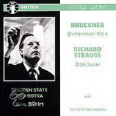 Bruckner: Symphony no 4;  Strauss: Don Juan / Bohm, Dresden