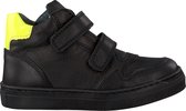 Omoda 2302 Hoge sneakers - Leren Sneaker - Jongens - Zwart - Maat 25