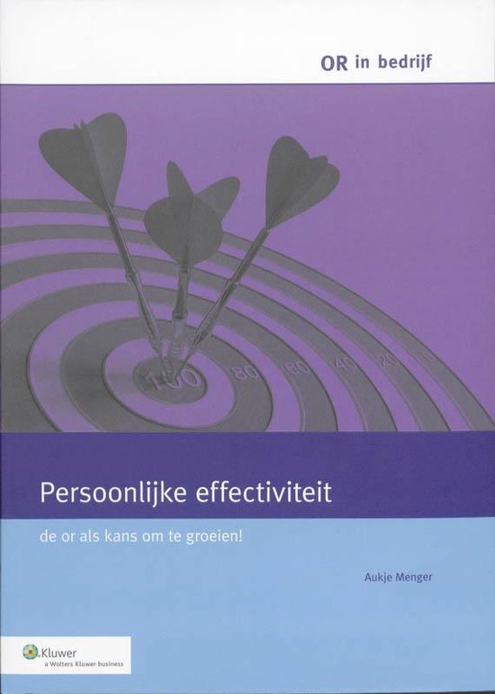 Cover van het boek 'Persoonlijke effectiviteit / druk 1' van Aukje Menger