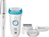Braun Silk-épil 9 9-558 Wet & Dry Epilator inclusief gezichtsepilator - Epilator