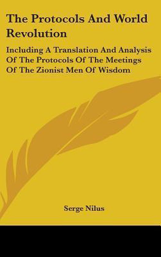The Protocols and World Revolution
