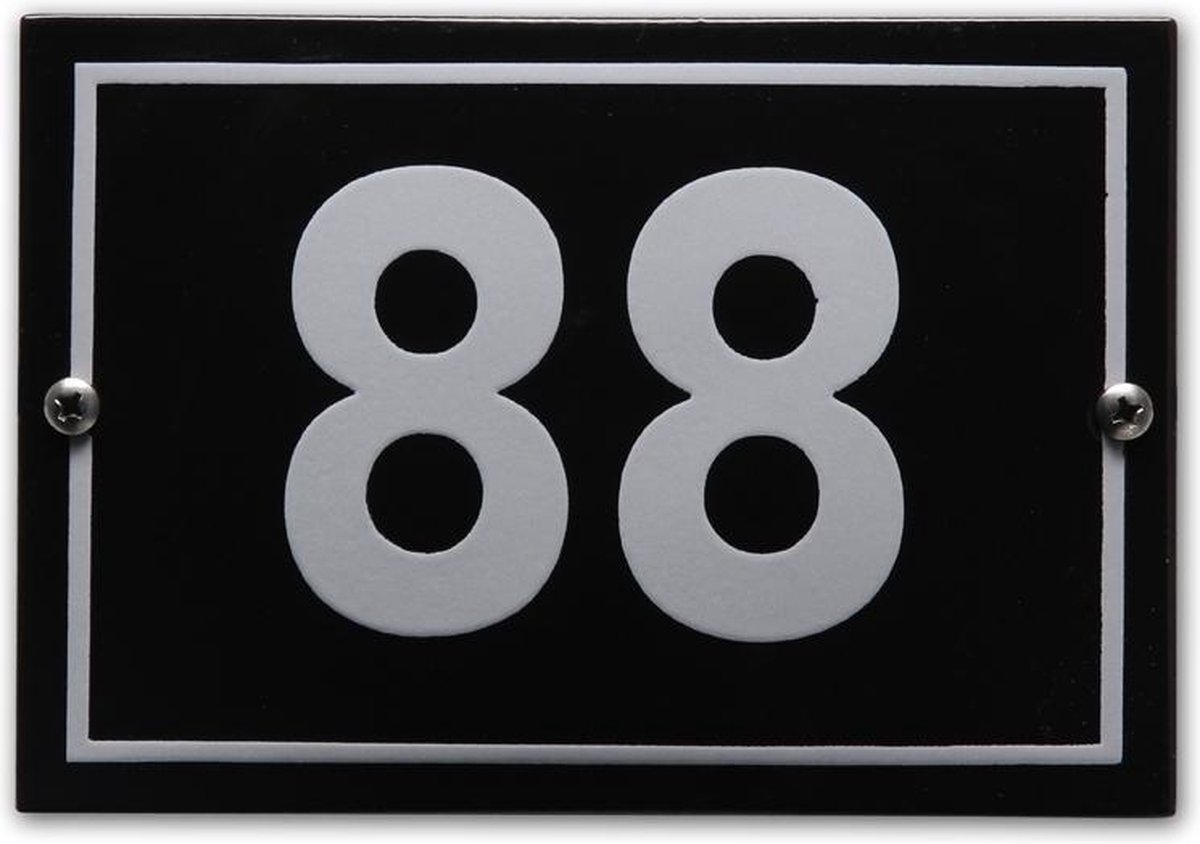 Huisnummer model Phil nr. 88