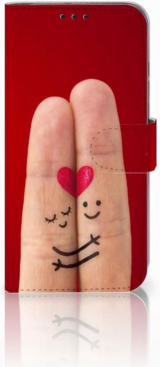 Honor 10 Lite Wallet Case met Pasjes Liefde - Origineel Romantisch Cadeau