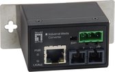 LevelOne IEC-4002 netwerk media converter 100 Mbit/s Multimode Zwart