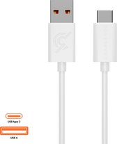 Chargeroo USB-C kabel 1.2 meter - opladen en snelle data overdracht – USB naar USB C - Wit