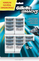 Gillette Mach3-16 stuks-scheermesjes