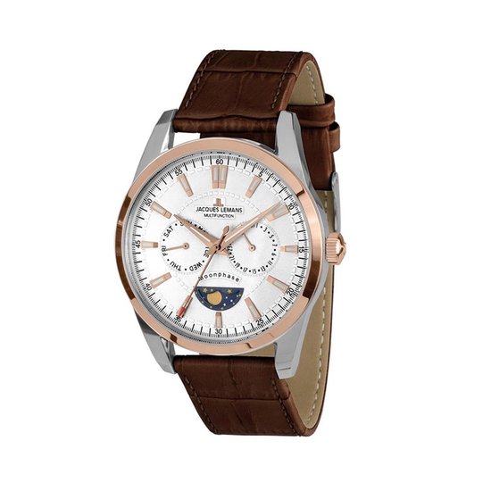 Jacques Lemans Herenhorloge Sport Liverpool Moonphase 1 1901C bol