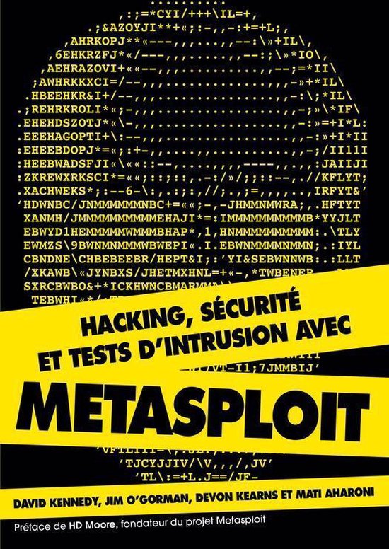 Hacking, sécurité et tests d'intrusion avec Metasploit - cover
