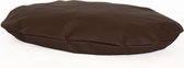 Comfort Kussen Hondenkussen Ovale leatherlook 65 x 45 cm - Bruin