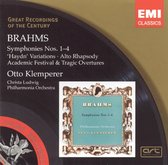 Brahms: Symphonies Nos. 1-4; "Haydn" Variations; Alto Rhapsody; Overtures