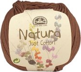 DMC Natura Just Cotton N41 Siena. PAK MET 9 BOLLEN a 50 GRAM. KL.NUM. 30.