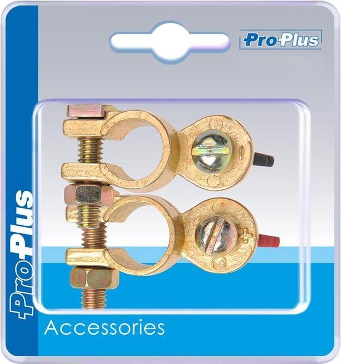 Pro Plus Accupoolklemmen Set Min pool (-) en Plus pool (+) met ...