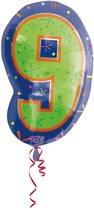 9 jaar cijferballon - 46 cm