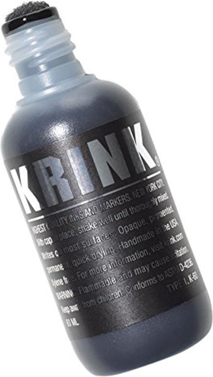 Krink Zwarte inkt stift - K-60 Squeeze Paint Marker