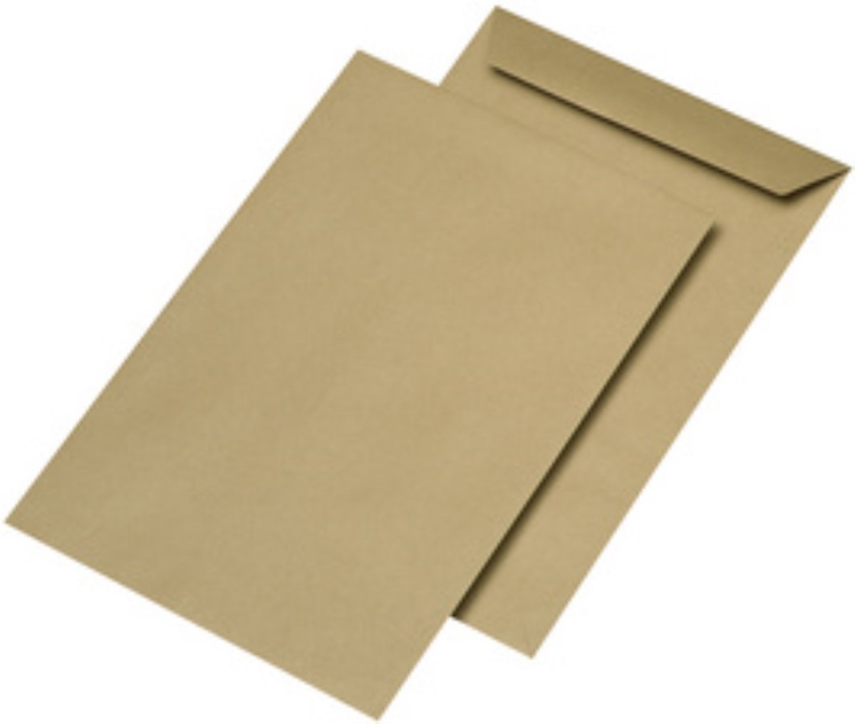 MAILmedia akte-envelop C5, 16,2 x 22,,9 cm, gegomd, zonder venster, bruin, 75 g/m2, 500 st.