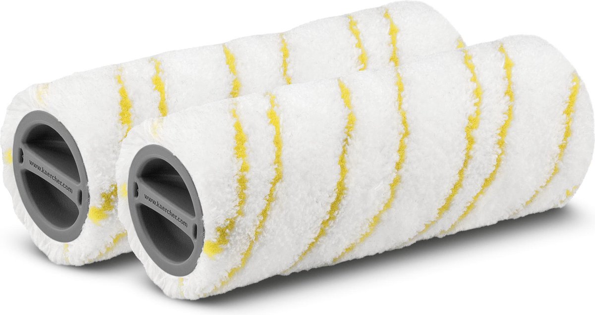 Kärcher Set van 2 microvezelrollen GEEL voor Floor Cleaner FC 3 en FC 5