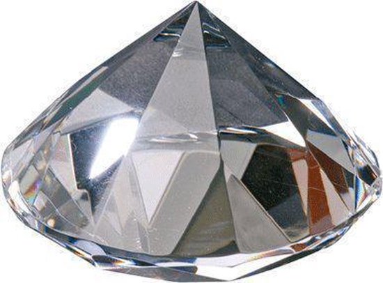 Kleverig Noord vrijwilliger Glazen decoratie diamant | bol.com