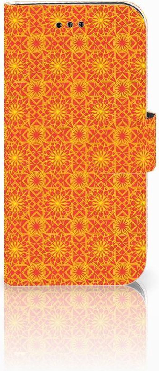 Samsung Galaxy A3 2017 Telefoon Hoesje Batik Oranje