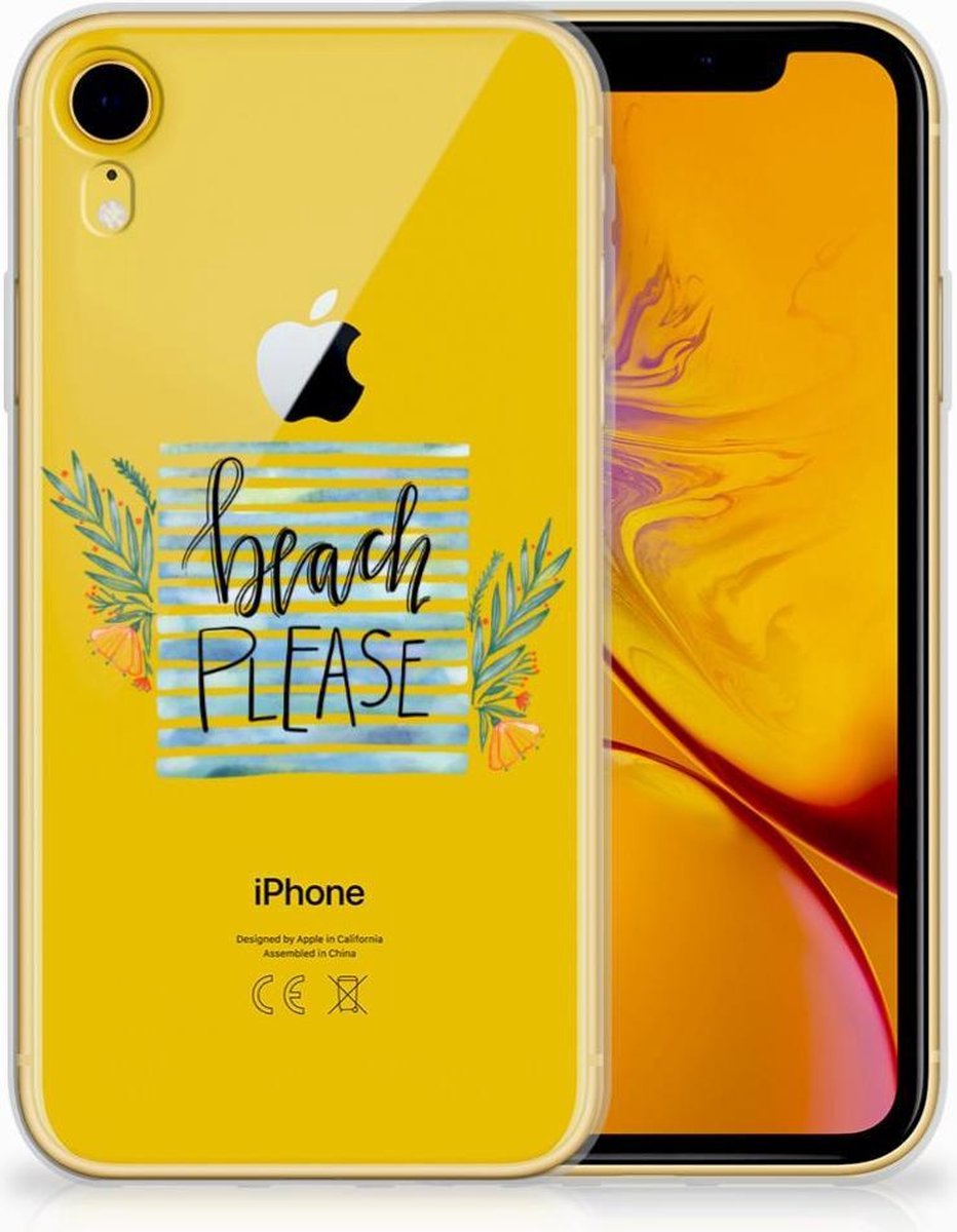 Apple iPhone Xr Telefoonhoesje met Naam Boho Beach