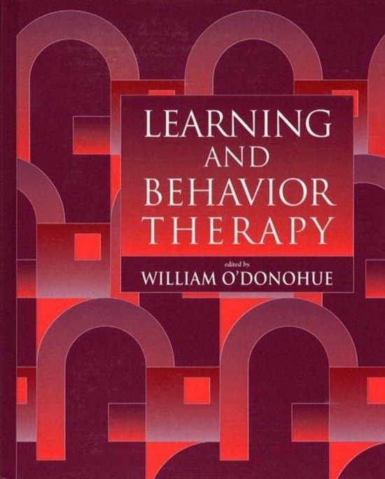 Learning and Behavior Therapy - cover