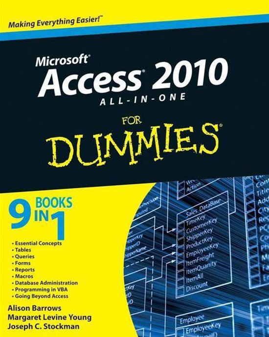 Access 2010 All-in-One For Dummies - cover