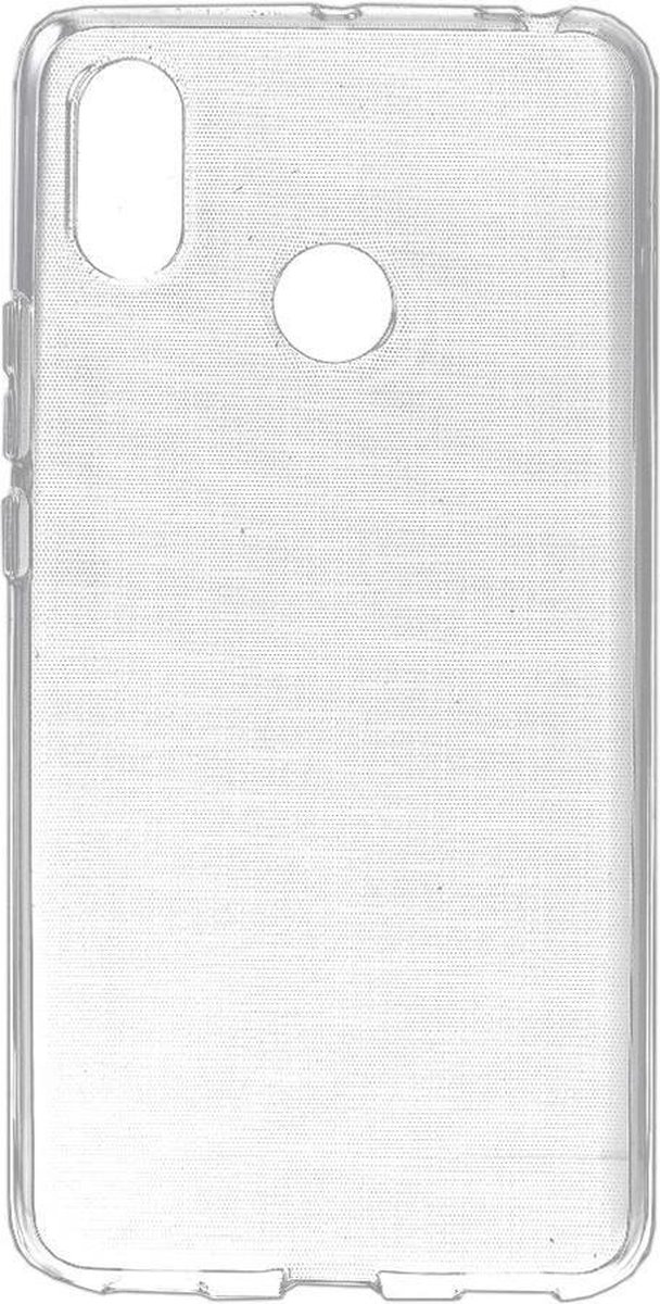 Shop4 - Xiaomi Mi Max 3 Hoesje - Zachte Back Case Transparant