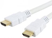 TECHly HDMI Aansluitkabel 3.00 m ICOC-HDMI-4-030WH Wit [1x HDMI-stekker - 1x HDMI-stekker]