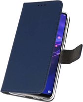 Booktype Telefoonhoesjes - Bookcase Hoesje - Wallet Case -  Geschikt voor Huawei Mate 20 - Navy