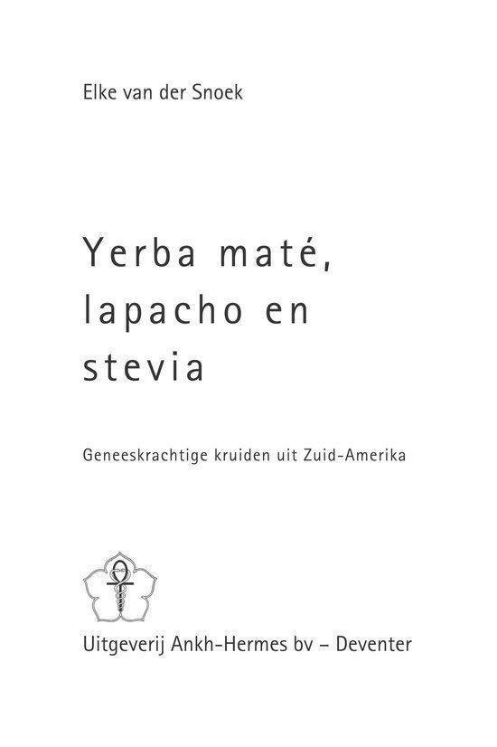 Yerba maté, lapacho en stevia