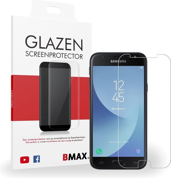 BMAX Protecteur d'écran en verre trempé Samsung Galaxy J3 - 2017 Verre de  protection... | bol.com