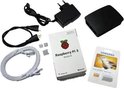 Raspberry Pi 3 starter kit met 16GB, voeding, behuizing, heatsink, HDMI- & netwerk kabel