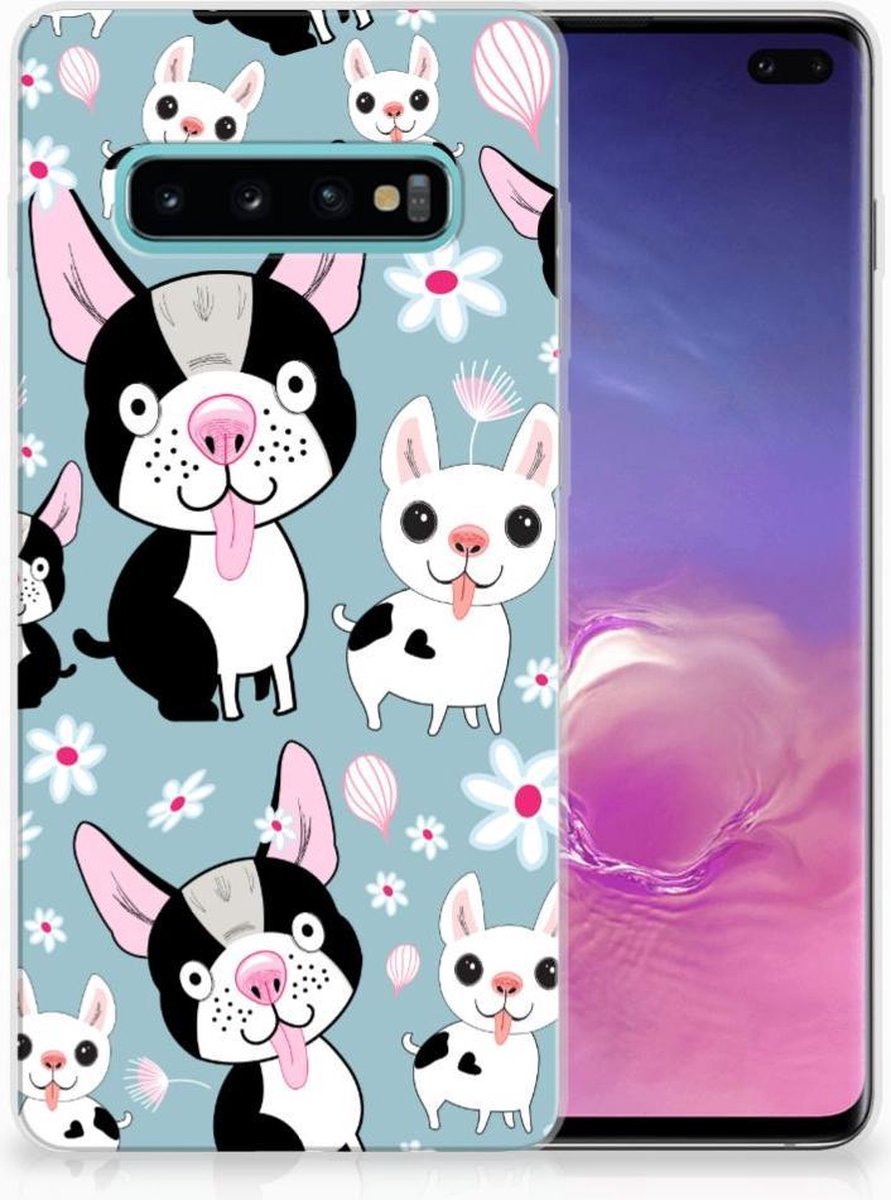 Samsung Galaxy S10 Plus TPU Hoesje Hondjes