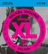 D'Addario EXL120+ 0095-044 nikkel omwonden - Elektrische gitaarsnaren
