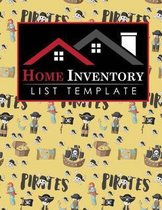 Home Inventory List Template