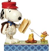 Snoopy with Woodstock Campfire uit 2015 Jim Shore beeld nr. 4049414