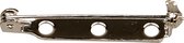 Brochespeld, l: 30 mm, verzilverd, SP, 100 stuks