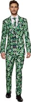 Suitmeister Cannabis - Mannen Kostuum - Carnaval - Wiet - Groen - Maat XXL