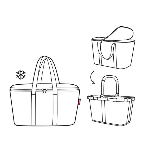 Reisenthel Coolerbag XS koeltas Lunchtas - Maat XS - Polyester met aluminium voering - 4 L - Dots Zwart;Multi Kleur van Merkloos — afbeelding 5