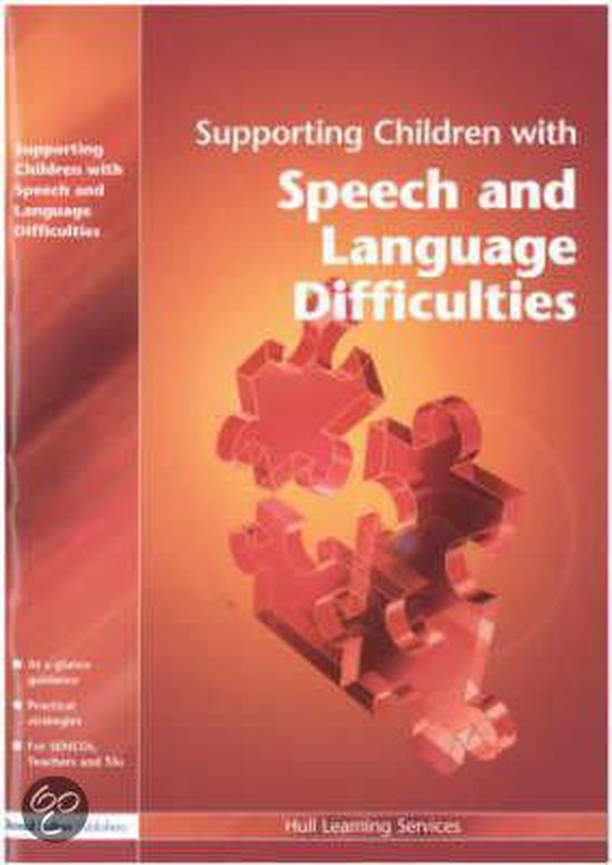 Supporting Children with Speech and Language Difficulties - cover