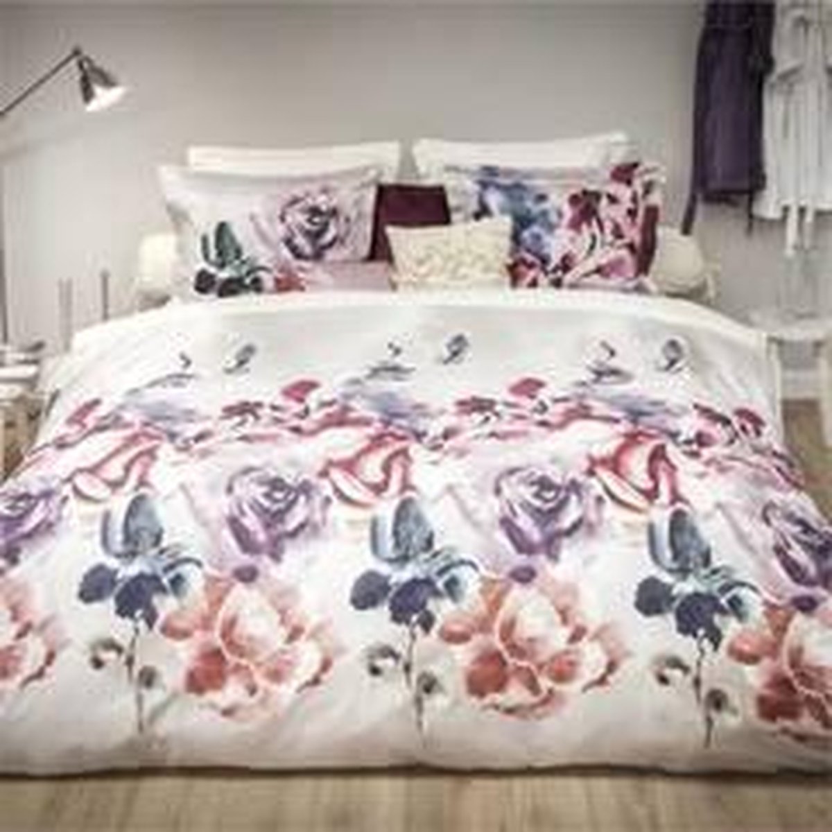Heckettlane HNL Refined Satin Lee Dekbedovertrek - Eenpersoons - 140x200/220 cm - Multi