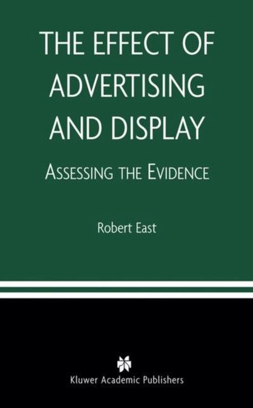 The Effect of Advertising and Display - cover