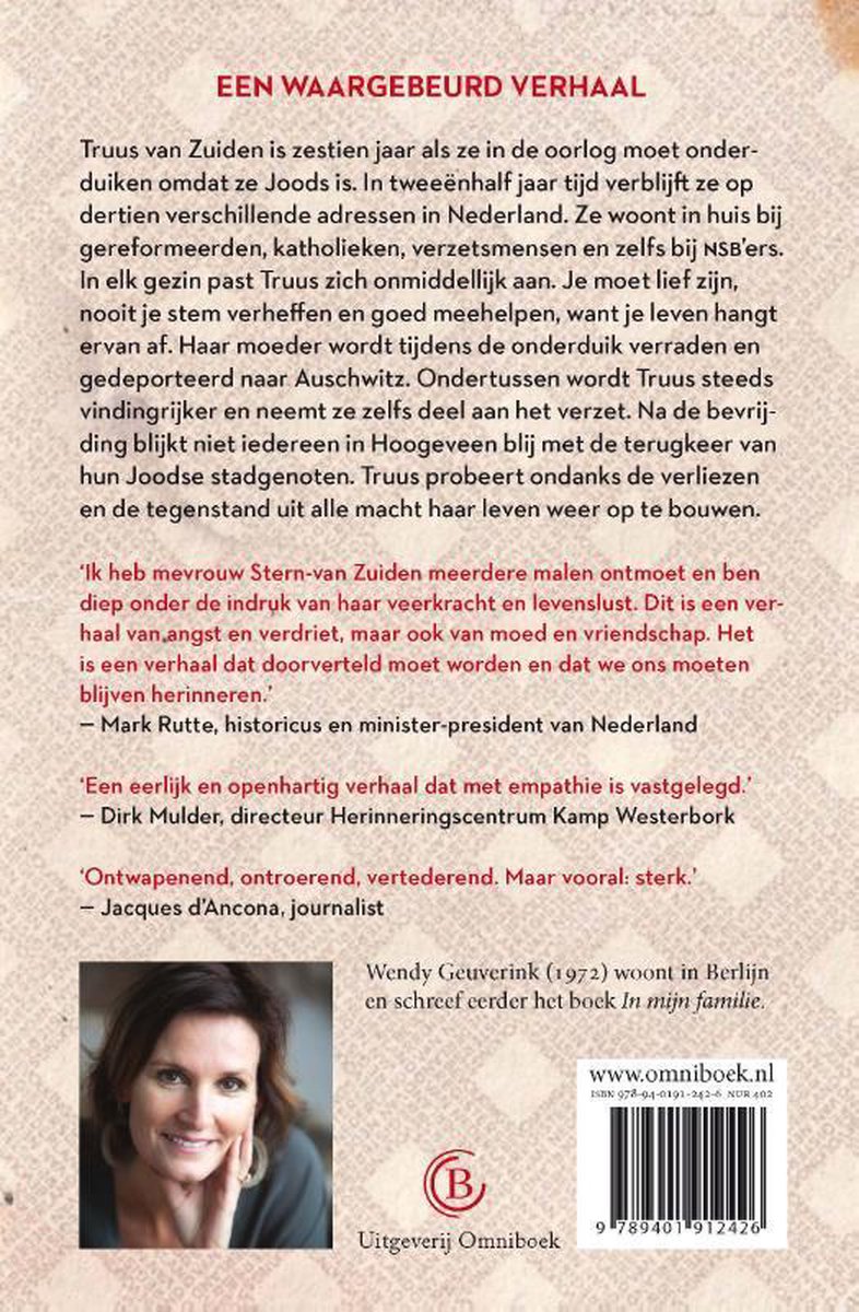 Portretfoto van een lachende vrouw met bruin haar, Wendy Geuverink, auteur van 'Hoelang mag ik blijven?'.