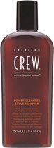 MULTI BUNDEL 3 stuks American Crew Power Cleanser Style Remover Shampoo 250ml